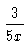 [image: horizontal bar, 3 on top, 
5x on bottom]
